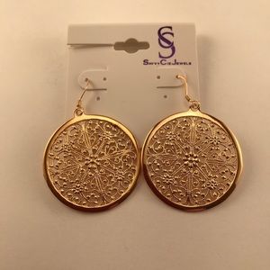 Savvy Cie Italian filigree drop earrings